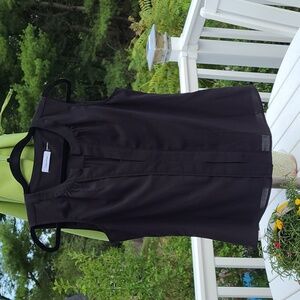 Calvin Klein sleeveless blouse, size S, black